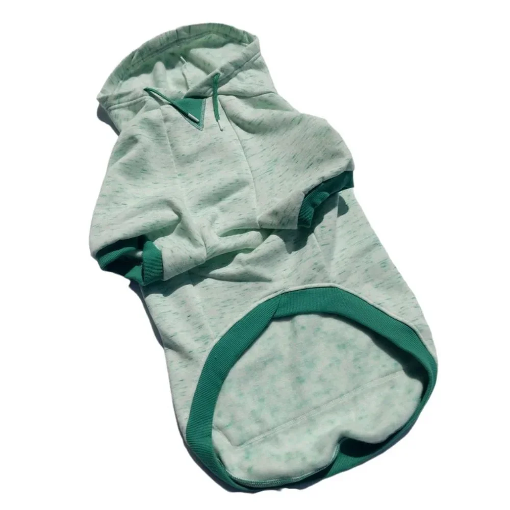 YOULY Trailblazer Dog Extra Large Hoodie with Pocket Teal Space Dye New